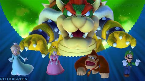 Mario Party Mushroom Park Rosalina Vs Peach Vs Donkey Kong Vs