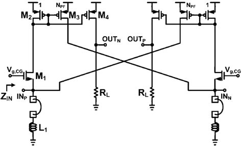 Differential Common Gate Lna With The Positive Current Feedback Based Download Scientific