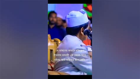 যে ভাষনের কারনে রফিকুল ইসলাম মাদানী কে জেলে যেতে হইছে ছোট মরিচের ঝাল