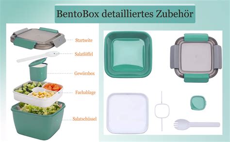 MUJUZE Lunch Box Aveccompartiment De Subdivision Boite Repas Adultes