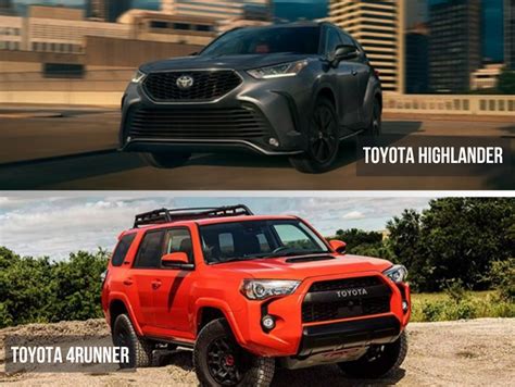 Toyota Highlander Vs 4runner Comparing The Highlander And 4runner Darcars Toyota Of Frederick