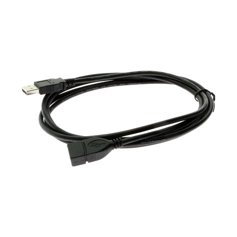 Awg Usb Hi Speed A To A Extension Cable Ft Black