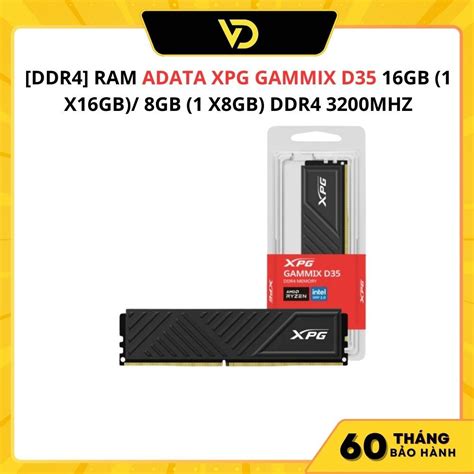 RAM ADATA XPG GAMMIX D35 16GB 1 X16GB 8GB 1 X8GB DDR4 3200MHz