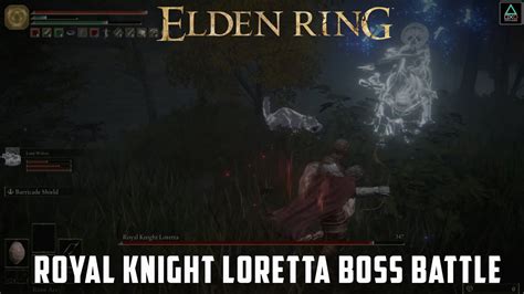 Elden Ring PS5 Royal Knight Loretta Boss Battle YouTube