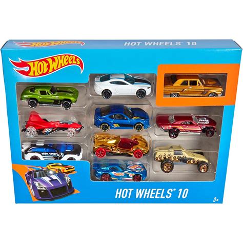 Hot Wheels 10 Mix Mattel Home Box Papirnica