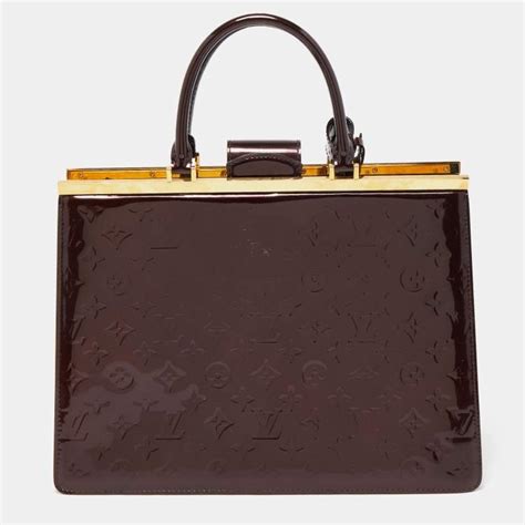 Louis Vuitton Amarante Monogram Vernis Deesse Gm Bag Louis Vuitton