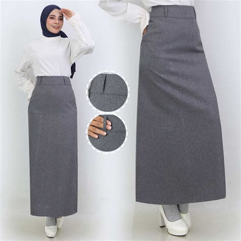 Salsa Sr Rok Panjang Model A Rok Kerja Rok Formal Lazada Indonesia