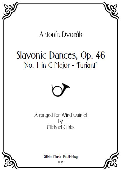 SLAVONIC DANCE Op 46 No 1 In C Major Furiant Score Parts