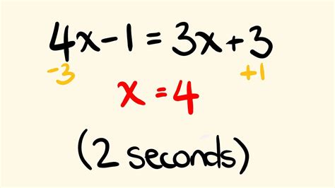 How To Solve Algebra Equations Easily Trick Youtube