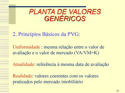 PLANTA DE VALORES GENÉRICOS ppt carregar