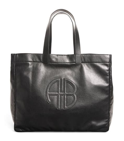 Womens Anine Bing Black Large Rio Tote Bag Harrods Uk