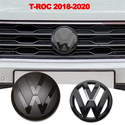 Pc Set Abs Car Front Grill Rear Emblem Lid Covers Logo Sticker Car