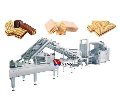 Milk Chocolate Wafers Fully Automatic Production Line For Food Factory