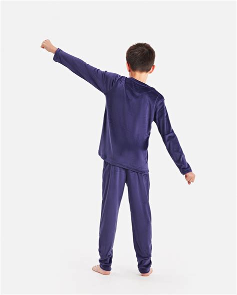 Pijama Para Ni O De Terciopelo En Color Morado Bikini Bikini