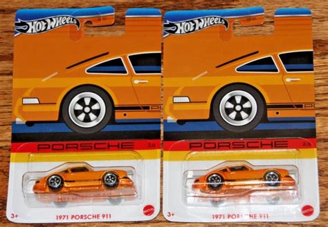 2024 HOT WHEELS 1971 Porsche 911 Hw Porsche Series Lot De 2 Walmart Exclusif EUR 13 01 PicClick FR