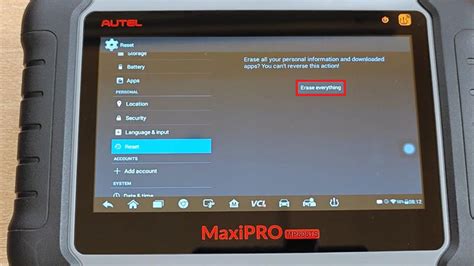 Autel Mk S Mk Z Bt Mp Z Ts Factory Reset Guide Autel Scanner