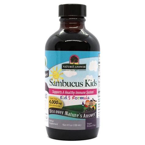 Nature's Answer Sambucus Kid's Formula - 120ml