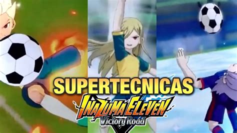 SUPERTÉCNICAS de la BETA de INAZUMA ELEVEN VICTORY ROAD YouTube