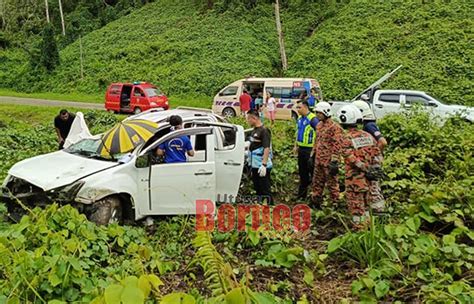 Tiga Cedera Pacuan Empat Roda Terbabas Sendiri Utusan Borneo Online