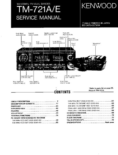 Kenwood Ts 180s Vfo 180 Ps 30 Sp 180 At 180 Sm Service Manual Free Download Schematics Eeprom