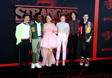 MILLIE BOBBY BROWN, SADIE SINK, Gaten Matarazzo, Caleb McLaughlin, Finn ...