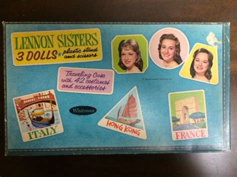 Vintage Whitman Lennon Sisters Paper Dolls In Traveling Case 1962 Uncut Antique Price Guide