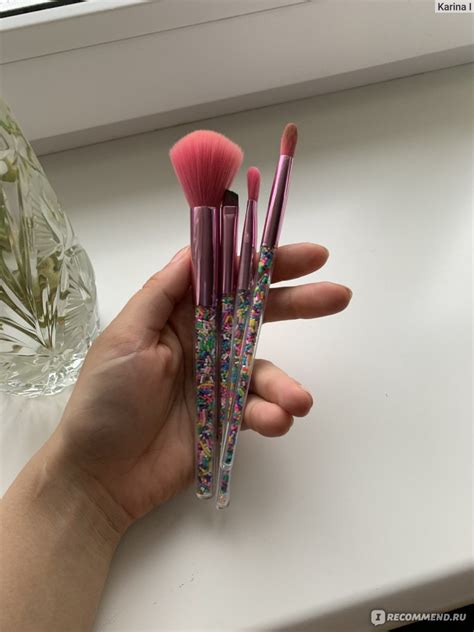 Кисти для макияжа Fix Price Lovely Style, 4 штуки - «лучшие бюджетные ...