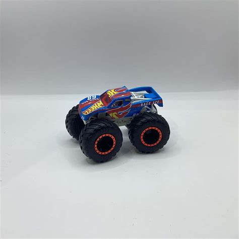 Hot Wheels Monster Truck Race Ace Red Rims S
