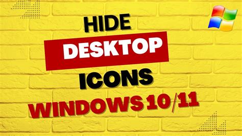 How To Hide Desktop Icons On Windows 10 11 Quick And Easy Tutorial