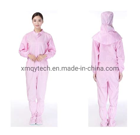 Cleanroom 05 Stripe Carbon Static Dissipative Esd Garment Coverall