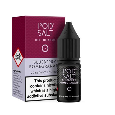 BLUEBERRY POMEGRANATE 10ML NIC SALT POD SALT UK Vape Store E Cig Clouds