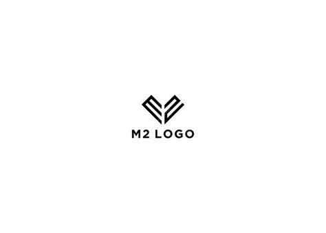 Premium Vector M2 Logo Design Vector Illustration