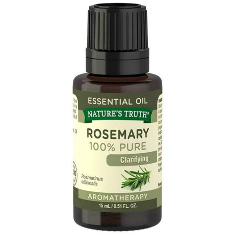 Natures Truth Vitamins Essential Oil Rosemary 051 Fluid Ounce