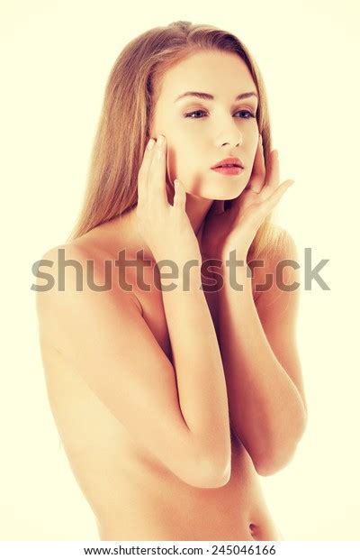 Beautiful Naked Woman Her Hands On Stock Photo 245046166 Shutterstock