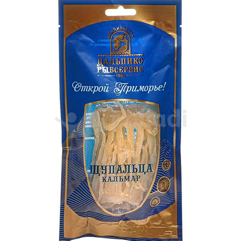 Кальмар командорский сушено-вяленый щупальца Дальпико 50г купить за 283 ...