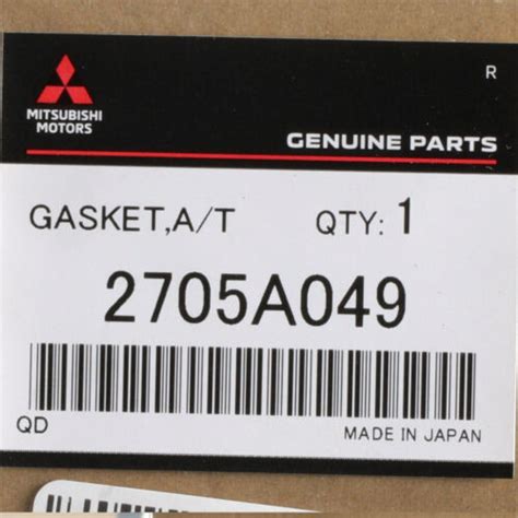 OEM GENUINE 2015-2022 Mitsubishi Eclipse Lancer Oil Pan Gasket Seal Kit ...
