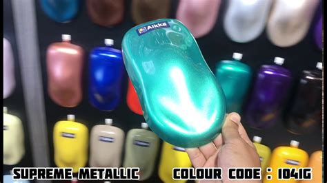 Aikka 1041g Supreme Metallic Colour For Car Spray Painting Youtube