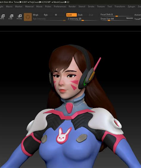 Artstation Dva Overwatch