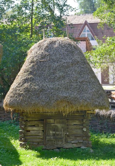 Barn With Straw Rolls Stock Photo Image Of Rolls Barn 63534024