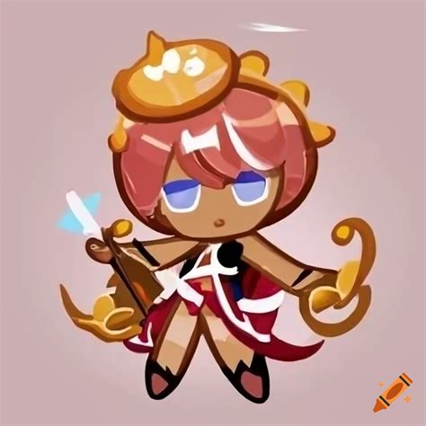 Illustration Of An Original Character In The Style Of Cookie Run