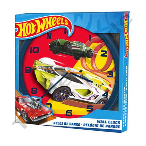 Reloj De Pared Hot Wheels Kilumio