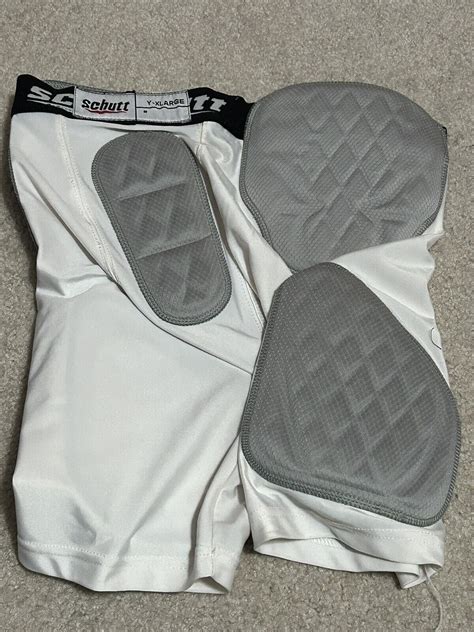 Schutt Football Padded Pants Youth Boys Xl White Ebay