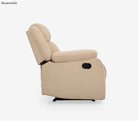 Buy Avalon Fabric Seater Manual Recliner Chair Beige At Off