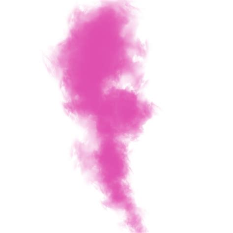 Ethereal Realistic Pink Smoke Effect On Transparent Background Png