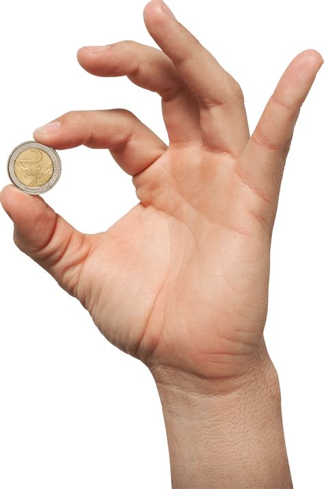 Coin In Hand Png Image Transparent Hq Png Download Freepngimg