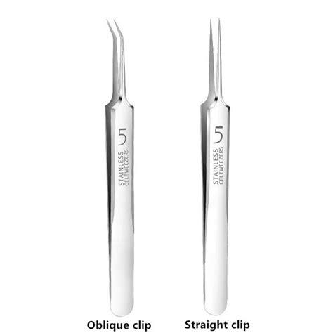 LISM Alat Pembersih Komedo Jerawat Pinset Facial Stainless Steel 2 PCS