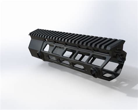 Handguard Mlock 3d Model Cgtrader