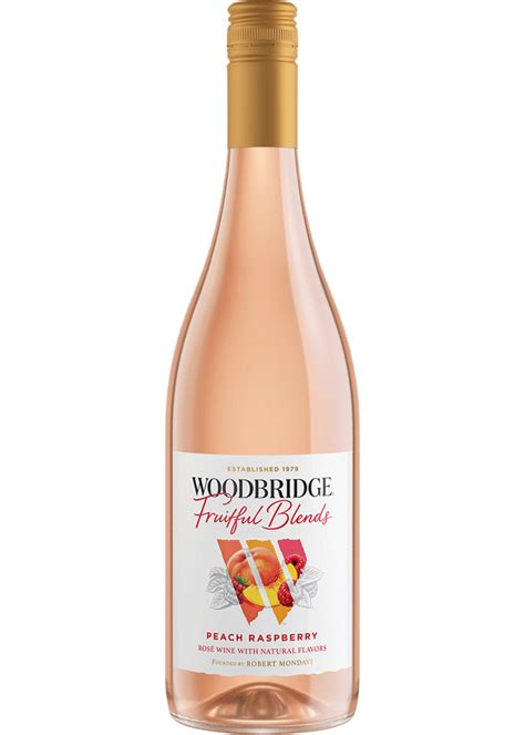 Woodbridge By Robert Mondavi Fruitful Blends Peach Raspberry Rose