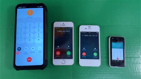 QUAD INCOMING CALL TANK 3 PRO VS IPHONE SE VS IPHONE 4S VS IPHONE MICRO