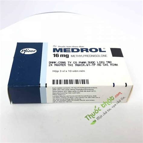 Thuốc Medrol 16mg Chống Viêm Steroid